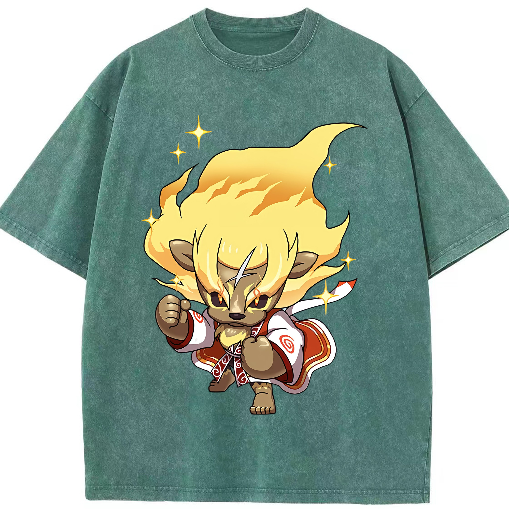 （画像用） 妖怪ウォッチ Yo-kai Watch 綿100% ヴィンテージ風 半袖Tシャツ（フロントプリント）
